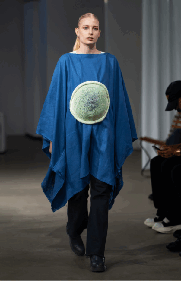 Aqua Eclipse Poncho